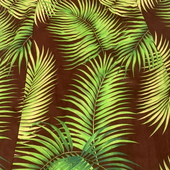 Pretty Free People Dress Palm Leaves Size 2 strapless summer petite tropical - Picture 2 of 10